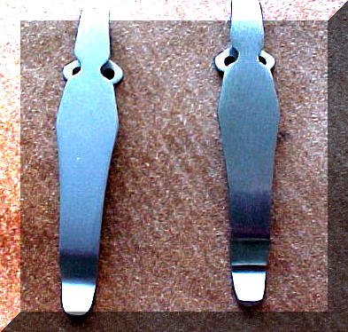 Titanium Knife Clip Bare